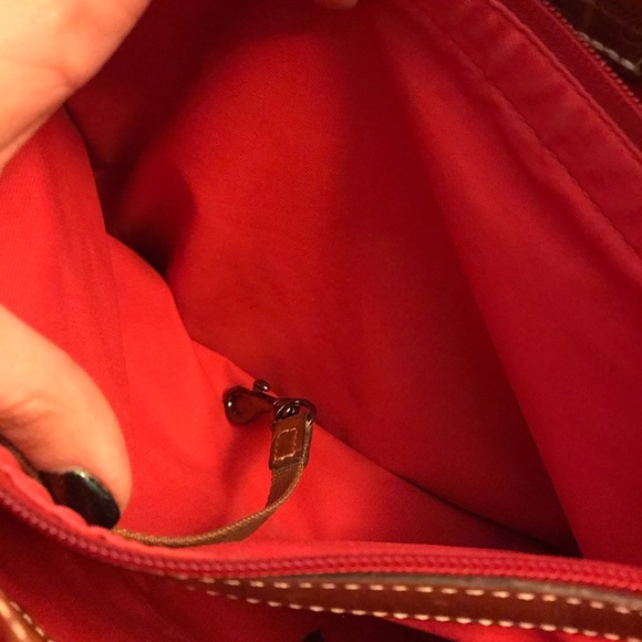Large Brown Dooney & Bourke Bag - Picture 5 of 8